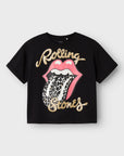 T-shirt Rolling Stones - Preto