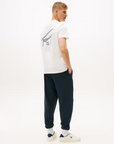 T-shirt com Estampado Traseiro - Branco