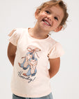 T-shirt Estampada - Crú