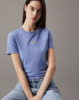 T-shirt Cropped - Azul Claro