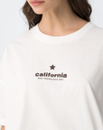 T-shirt com Estampado Traseiro - Branco