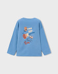 Camisola de Manga Comprida - Azul Médio