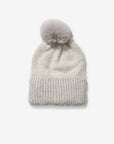 Gorro com Pompom - Cinza