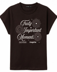 T-shirt Estampada - Castanho