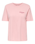 T-shirt com Estampado Traseiro - Rosa
