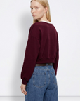 Sweat Estampada - Bordo