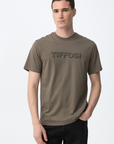 T-shirt Estampada - Castanho