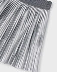 Saia Plissada - Cinza