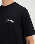 T-shirt com Estampado Traseiro - Preto