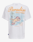 T-shirt com Estampado Traseiro - Branco