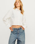 Camisa Cropped - Branco