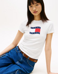 T-shirt com Logo - Branco