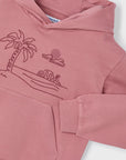 Hoodie Bordada - Coral