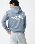 Sweat com Estampado Traseiro - Azul Claro