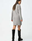 Vestido de Malha - Cinza
