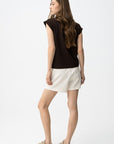 Falda pantalón blanca