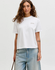 T-shirt com Estampado Traseiro - Branco