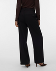 Calças Wide Leg - Preto