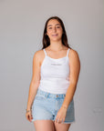 Top com Logo - Branco