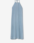 Vestido de Ganga - Azul Claro