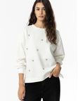 Sweat com Aplicações - Branco