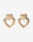 Brincos Coração - Dourado