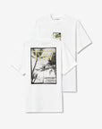 T-shirt com Estampado Traseiro - Branco