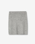 Saia Curta de Malha - Cinza