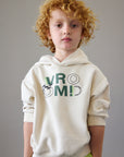 Hoodie com Padrão - Crú