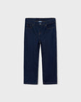 Calças de Ganga Wide Leg - Azul Escuro