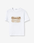 T-shirt com Estampado Frontal - Branco