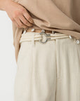 Calças de Linho - Bege