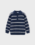 Polo de Manga Comprida - Marinho