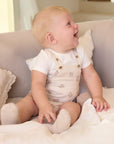 Conjunto de mono beige