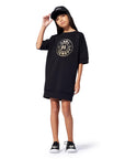Vestido com Brilhantes - Preto