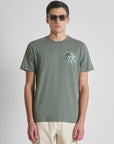 T-shirt com Estampado Traseiro - Verde