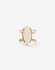 Anel com Pedra - Dourado