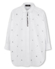 Vestido com Brilhantes - Branco