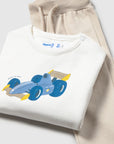 Conjunto de 3 Peças - Azul Médio