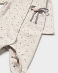 Babygrow com Pé - Bege
