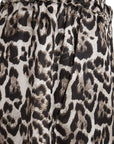 Calças Animal Print - Preto