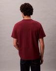 T-shirt com Logo - Bordo