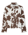 Casaco Cow Print - Castanho