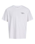 T-shirt com Estampado Traseiro - Branco