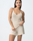Top de Malha - Bege