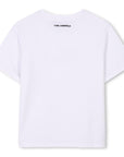 T-shirt com Brilhantes - Branco