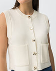 Chaleco de punto - Crudo