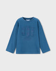Camisola de Manga Comprida - Azul Médio