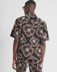 Camisa com Padrão - Preto