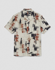 Camisa com Padrão - Telha